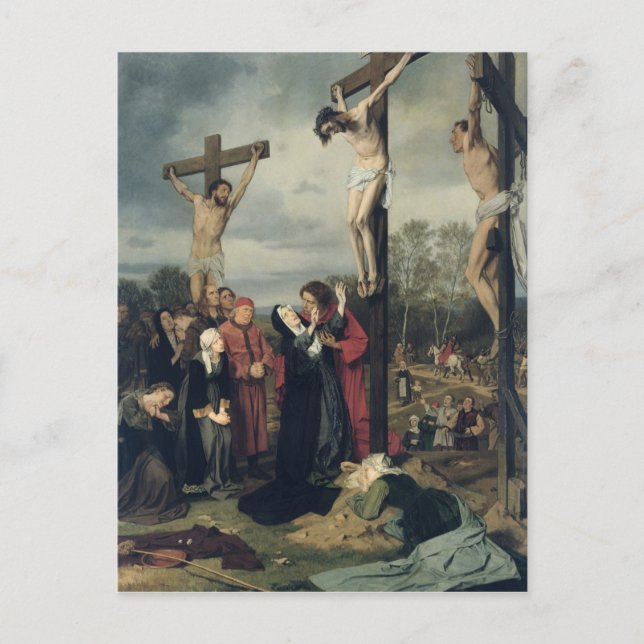 Cartão Postal Crucificação, 1873 (Frente)