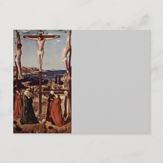 Cartão Postal Crucificação c1455 (Frente)
