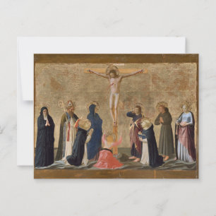 Cartão Postal Crucificação de Jesus por Fra Angélico