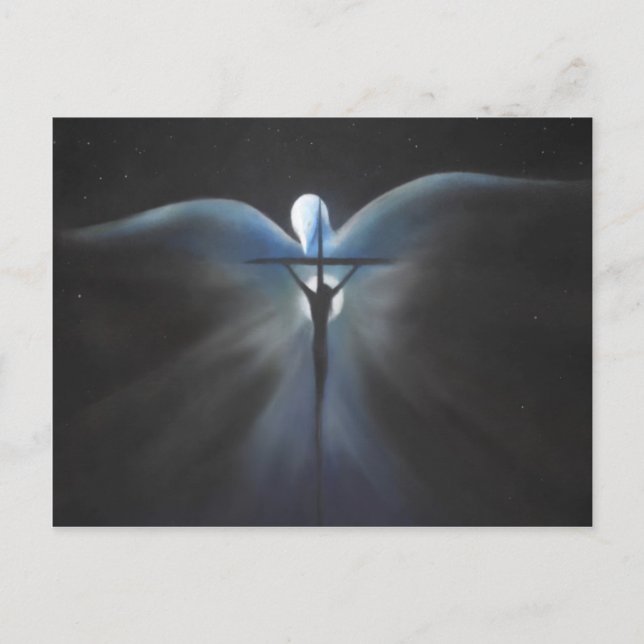 Cartão Postal Crucificação do Cristo com o Espírito Santo (Frente)