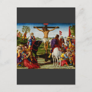 Cartão Postal Crucificação por Benvenuto di Giovanni