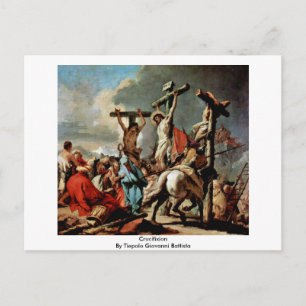 Cartão Postal Crucificação Por Tiepolo Giovanni Battista