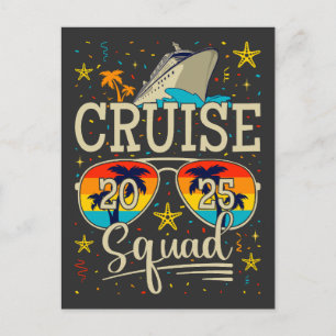 Cartão Postal Cruise Squad 2025, Férias De Cruzamento