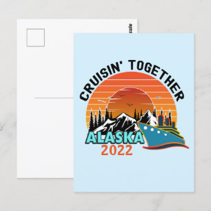 Cartão Postal Cruisin Together Alaska Viagem Vacin