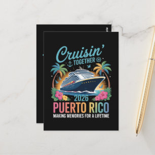 Cartão Postal Cruisin' Together Porto Rico 2026
