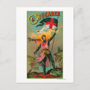 Cartão Postal Crusader Cigarro LabelPetersburg, VA