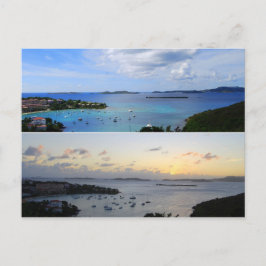 Cartão Postal Cruz Bay Collage, Rua John, U.S.V.I.