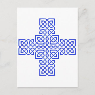 Cartão Postal Cruz Celta 6 Azul