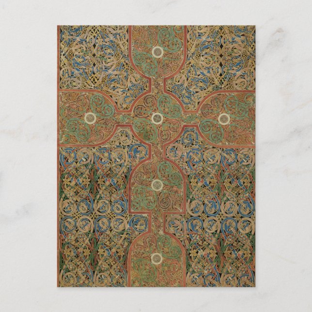 Cartão Postal Cruz Celta de Lindisfarne (Frente)