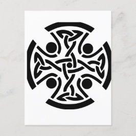 Cartão Postal Cruz Cristã Celta