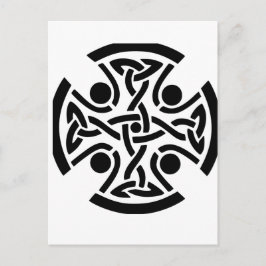 Cartão Postal Cruz Cristã Celta