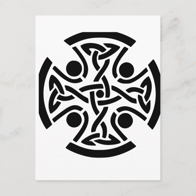 Cartão Postal Cruz Cristã Celta (Frente)