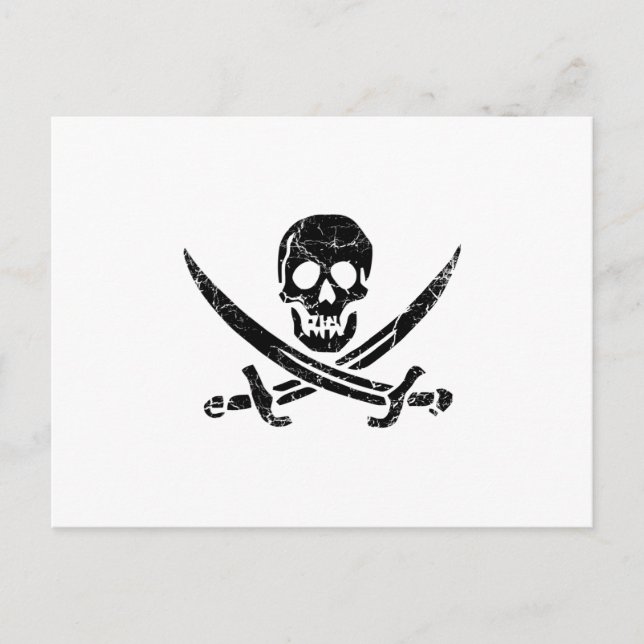 Cartão Postal Cruz Pirata (Frente)
