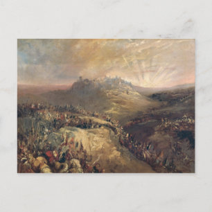 Cartão Postal Cruzados Antes de Jerusalém