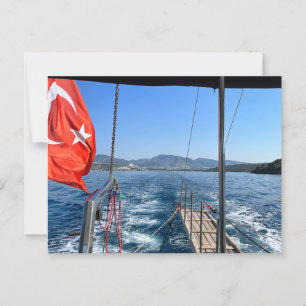 Cartão Postal Cruzamento No Mar Egeu