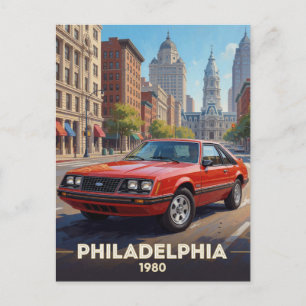 Cartão Postal Cruzeiro Urbano de Filadélfia 1980 Pensilvânia