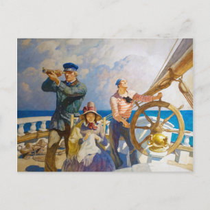 Cartão Postal Cruzeiros, 1937, por Newell Convers Wyeth