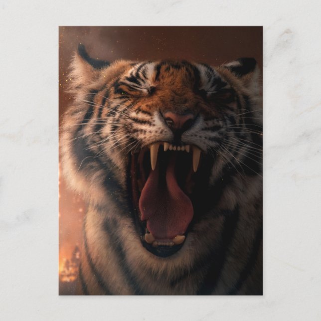 Cartão Postal Crying Tiger - Postkarte (Frente)