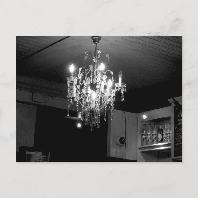 Cartão Postal Crystal Chandelier (Frente)