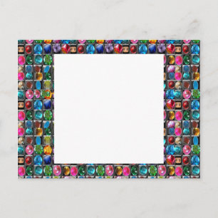 CARTÃO POSTAL CRYSTAL GEM PEARL FRAME VAZIOS: DIY 2014