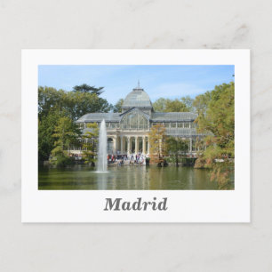 Cartão Postal Crystal Palace, Madrid