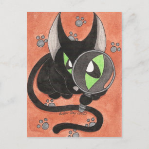 Cartão Postal CSI Onyx Cat