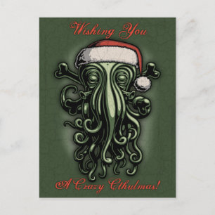 Cartão Postal Cthulhu Claus