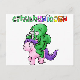 Cartão Postal CthulhUnicorn - Jogos de Palavras - Francois Ville