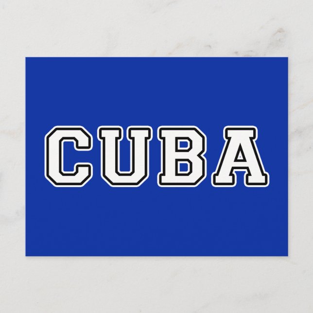 Cartão Postal Cuba (Frente)