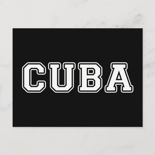 Cartão Postal Cuba (Frente)