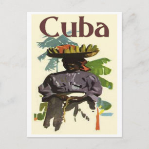Cartão Postal Cuba e Crioulo Mulher