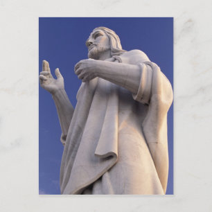 Cartão Postal Cuba, Havana, Escultura de Jesus.