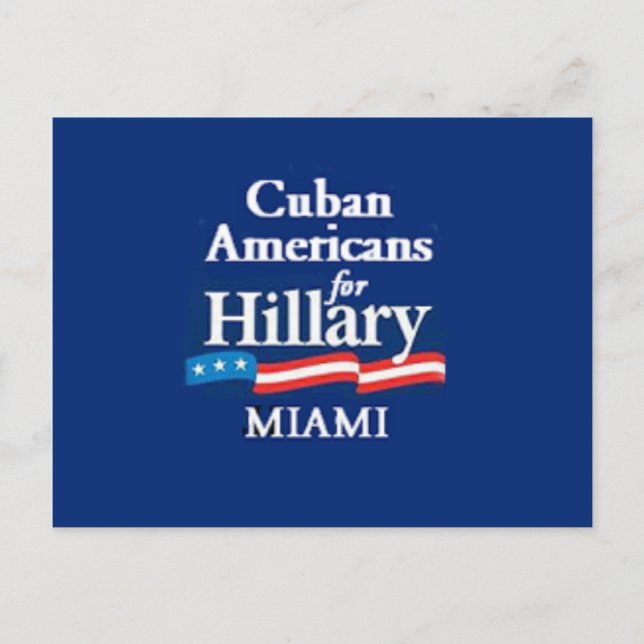 Cartão postal CUBAN AMERS MIAMI (Frente)