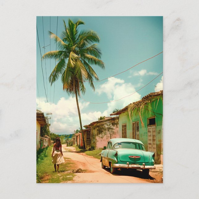 Cartão Postal Cubana Del Campo (Frente)
