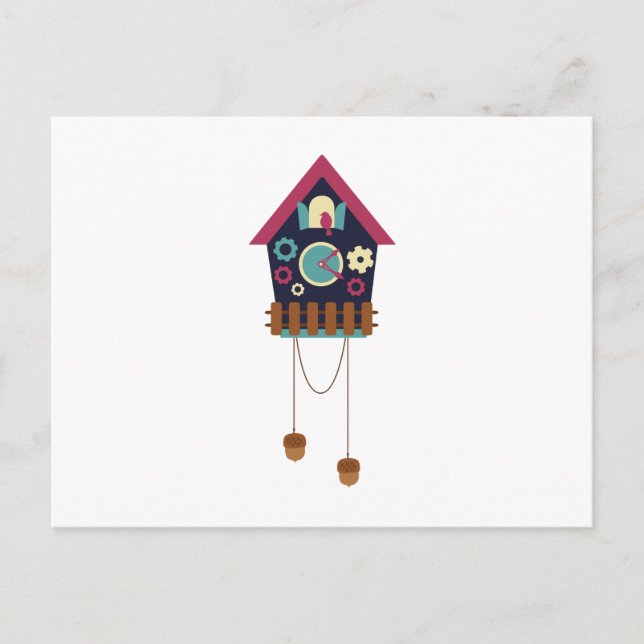 Cartão Postal Cuckoo Clock (Frente)