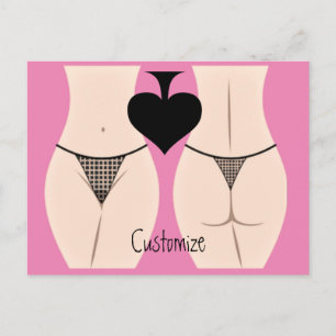 Cartão Postal Cueca Tanga Espada Thunder_Cove