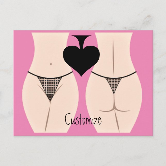 Cartão Postal Cueca Tanga Espada Thunder_Cove (Frente)
