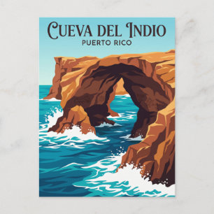 Cartão Postal Cueva del Indio Porto Rico