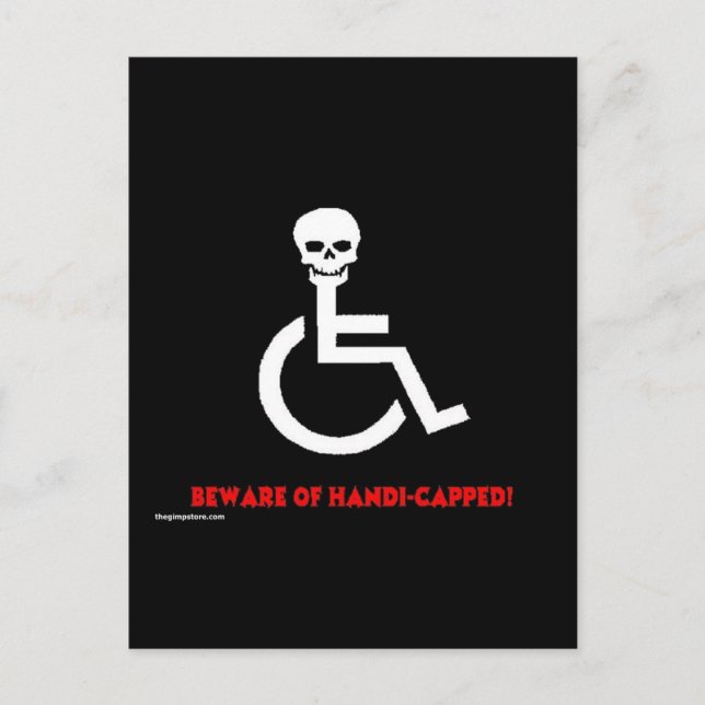 Cartão Postal Cuidado (Frente)