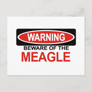 Cartão Postal Cuidado Com O Meagle