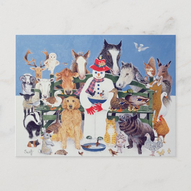 Cartão Postal Cuidando (Frente)