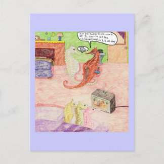 Cartão Postal Cuidando das Crianças