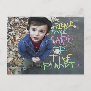 Cartão Postal Cuidem da Terra
