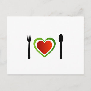 Cartão Postal culinária italiana