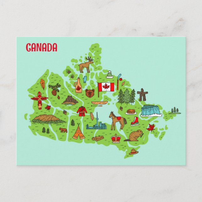 CARTÃO POSTAL CULTURA CANADENA (Frente)