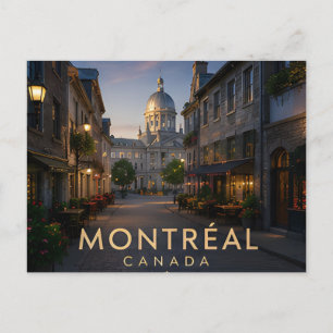 Cartão Postal Cultura Urbana de Montreal Canadá 🗺️