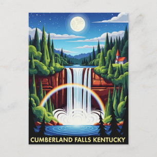 Cartão Postal Cumberland Falls Kentucky Night