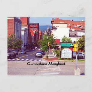 Cartão Postal Cumberland Maryland