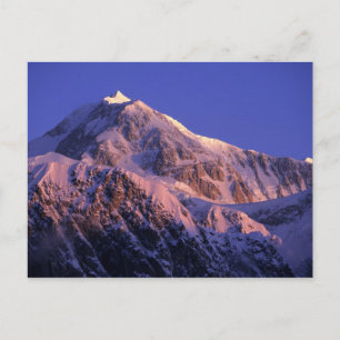Cartão Postal Cume do Pico Denali (Mt. McKinley) em