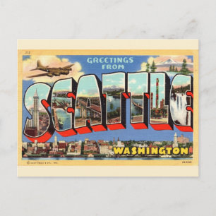 Cartão Postal Cumprimento de Seattle
